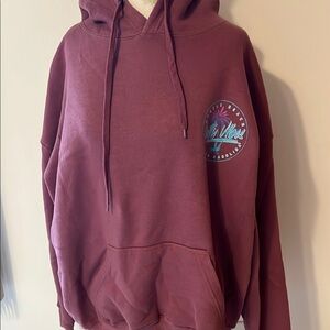 Pacific&Co XL Maroon Hoodie